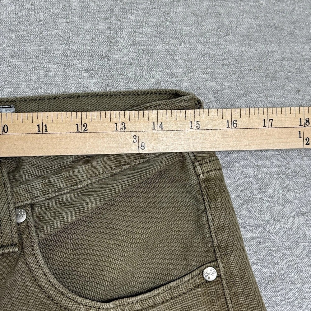 Levi's SilverTab Loose Jeans Womens 29x30 Khaki Green Straight Leg Denim Zip Fly - Picture 14 of 15